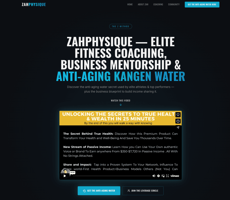 Zah Physique Elite Coaching