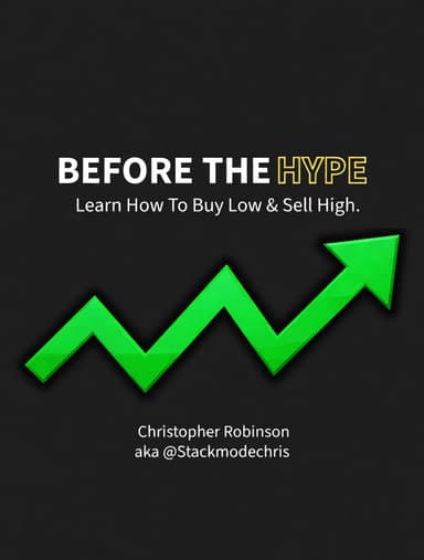 Before The Hype Book by Christopher Robinson Stackmodechris - Trading Psychology Investment Strategy Bitcoin Education