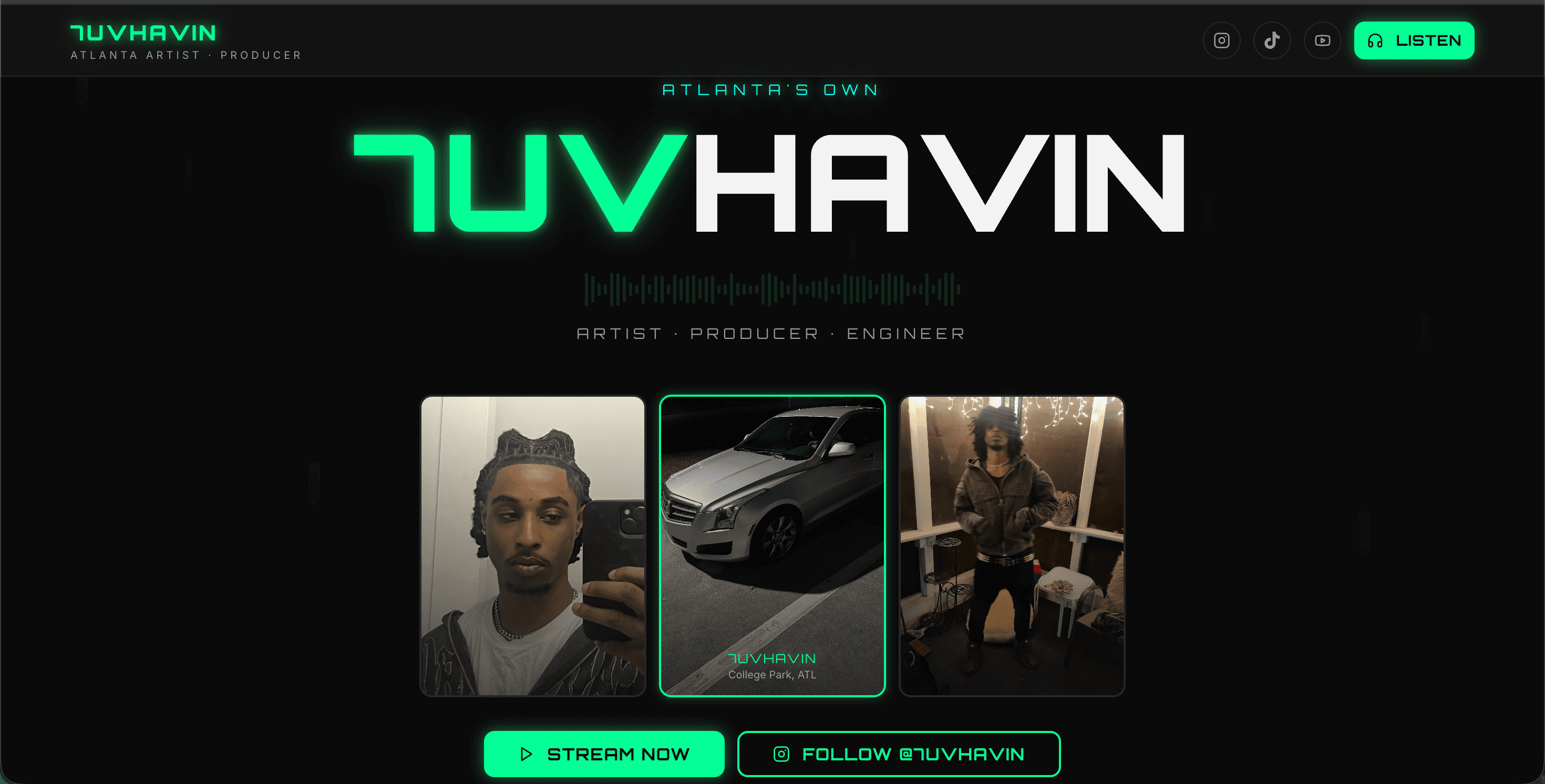 7uvhavin — website built by StackModeChris at Stackmode Network