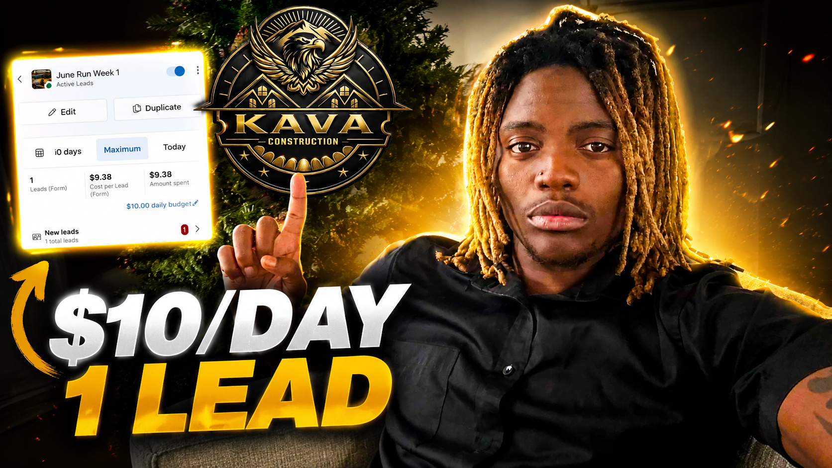 Case Study article cover for How We Helped KAVA Remodeling Generate Qualified Leads With Just $10 Per Day