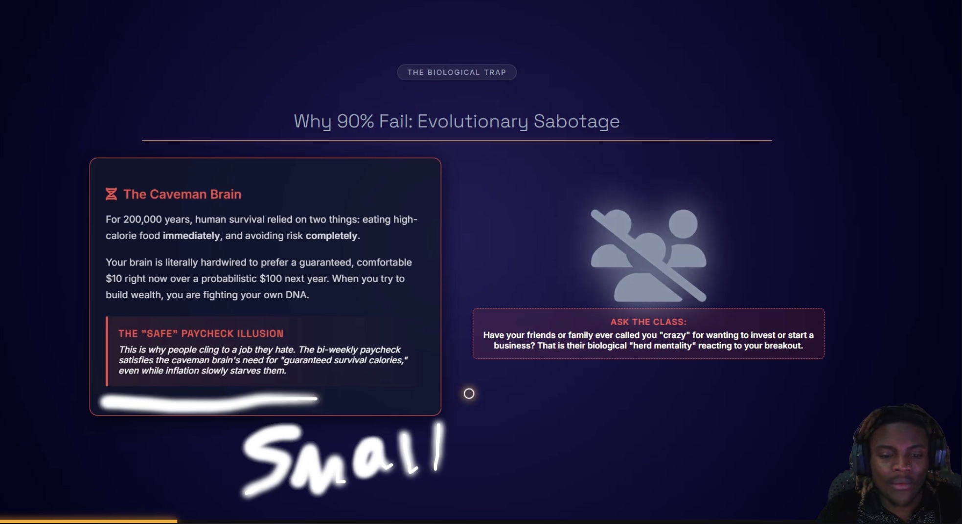 StackMode lesson about evolutionary sabotage.