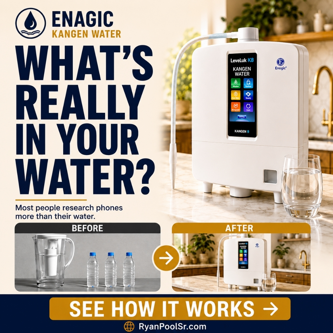Enagic Kangen Water ad designed by Stackmode