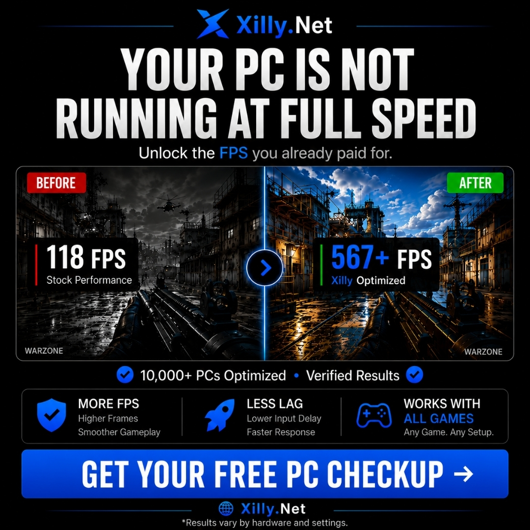 Xilly PC optimization ad designed by Stackmode