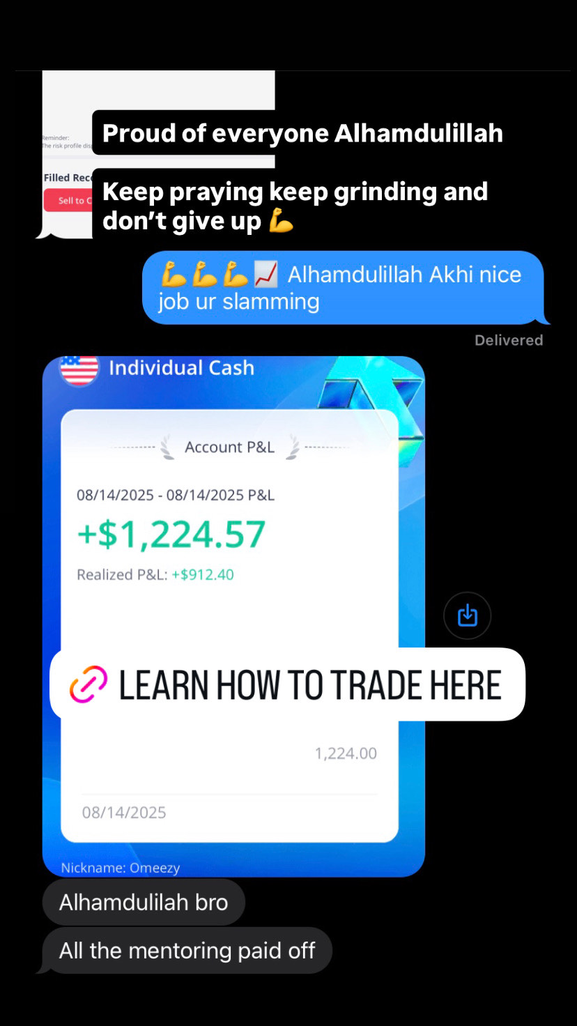 Mentorship payout message