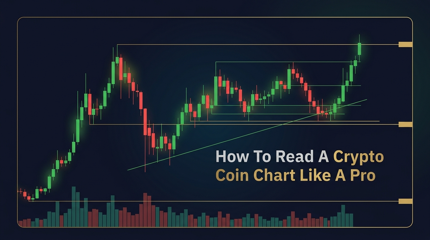 Crypto article cover for How To Read A Crypto Coin Chart Like A Professional Trader