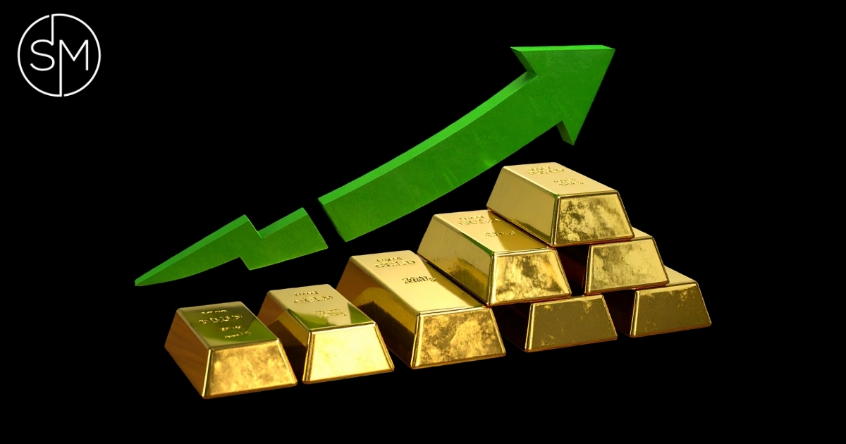 Gold bars illustration representing precious metals investing