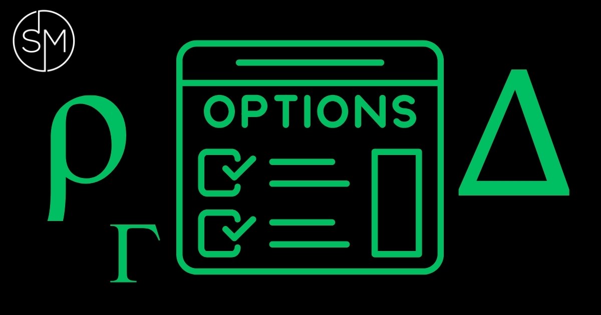 Options Greeks illustration showing Delta Gamma and options contract inputs