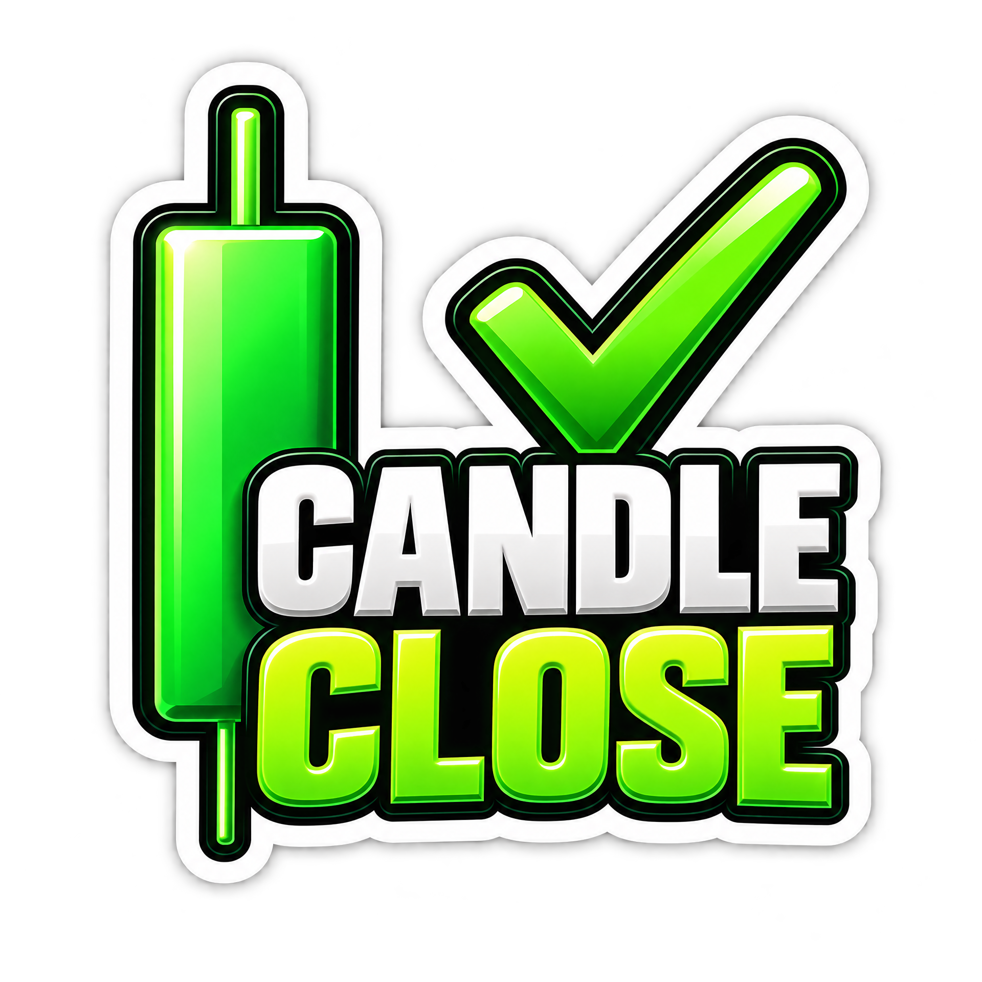 Candle close illustration