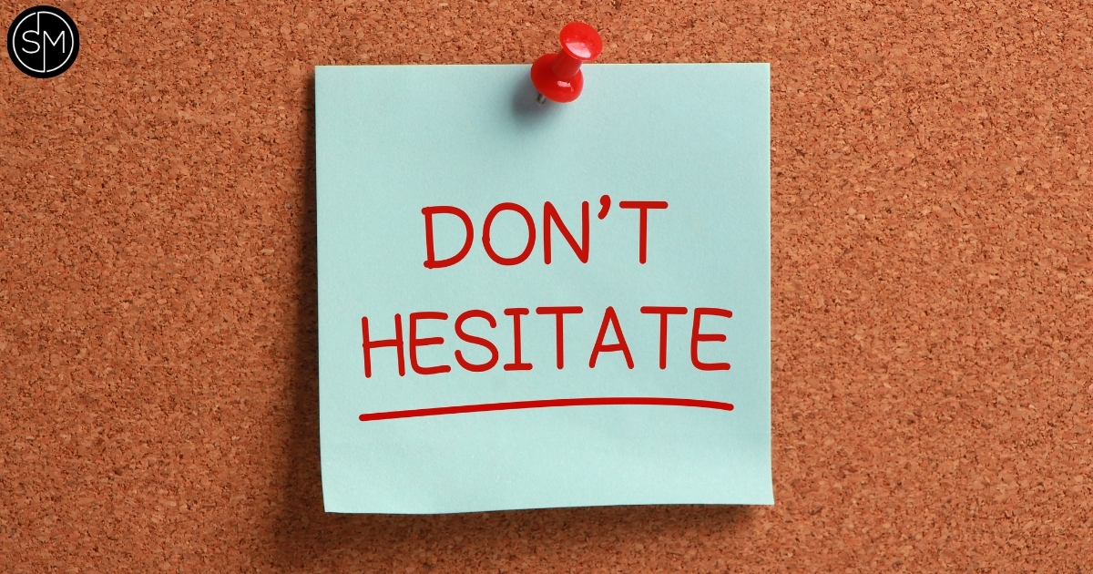 Do not hesitate trading psychology visual