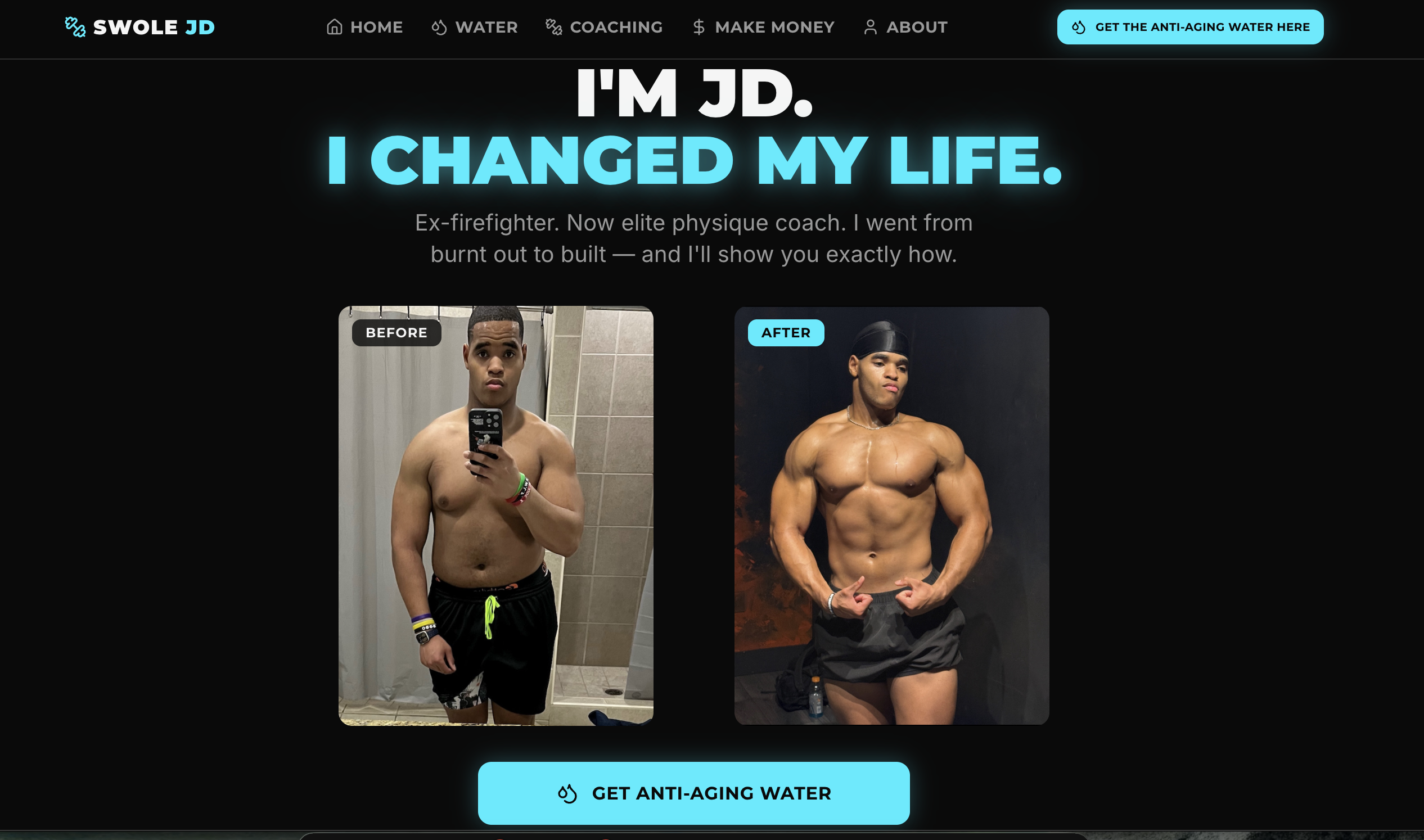 Swole JD website preview by Stackmode